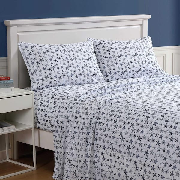Nautica Coastal Fun 3-Piece White/Sea Hydrangea Blue/Red