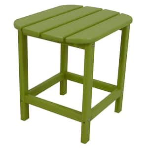 South Beach 18 in. Lime Patio Side Table