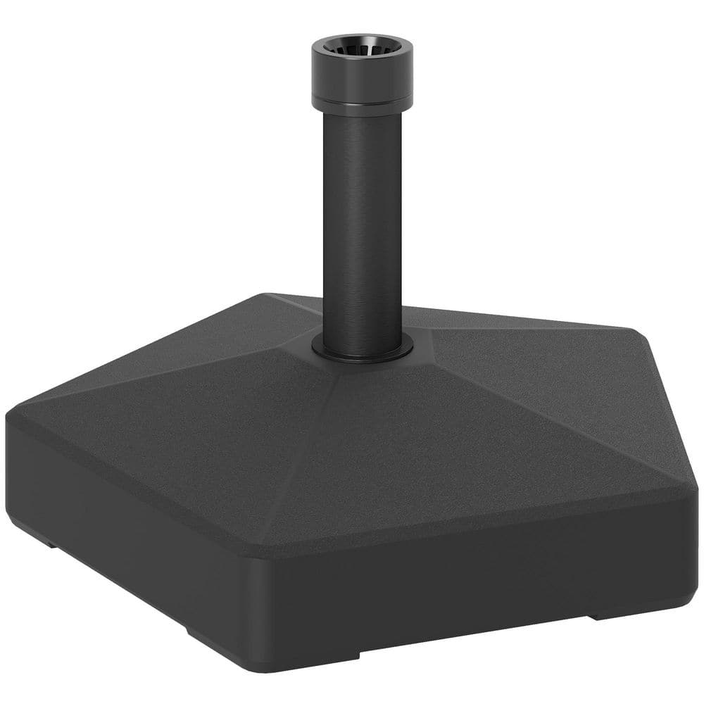HDPE Patio Umbrella Base Holder, Heavy Duty Outdoor Umbrella Stand Base in 