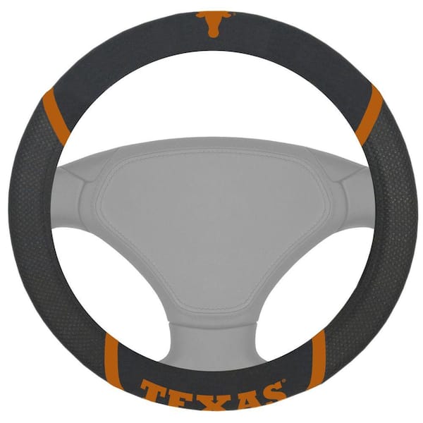 FANMATS NCAA University of Texas Steering Wheel Cover