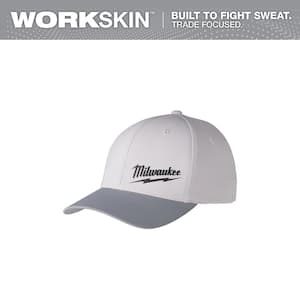 Large/Extra Large Gray WORKSKIN Fitted Hat