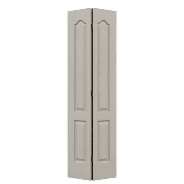 24 in. x 80 in. Camden Vanilla Painted Textured Molded Composite Closet Bi-fold Door
