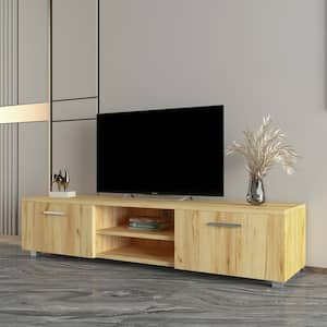 63.00 in. Oak TV Stand Fits TV's up to 70 in. with Latest Design Storage