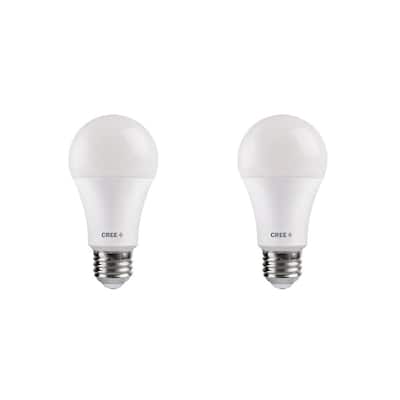60W Equivalent Soft White (2700K) A19 Dimmable Exceptional Light Quality LED Light Bulb (2-Pack)