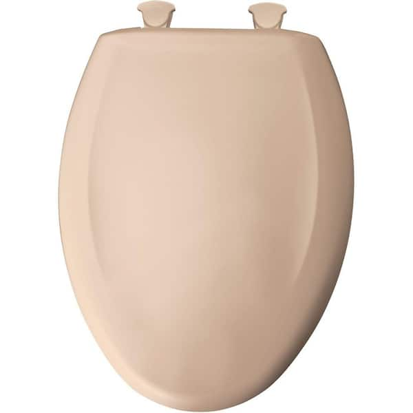 BEMIS Slow Close STA-TITE Elongated Closed Front Toilet Seat in Candlelight