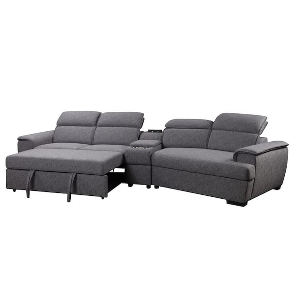 Legacy Sleeper Sectional Fabric, Legacy Leather Sectional Sofas