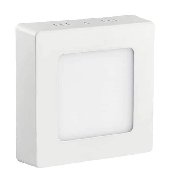 TYCOLIT 4.72 in. x 4.72 in. 600 Lumens Integrated LED Panel Light, 6000K