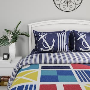 Mariner Design Hypoallergenic Quilt Bedspread Set