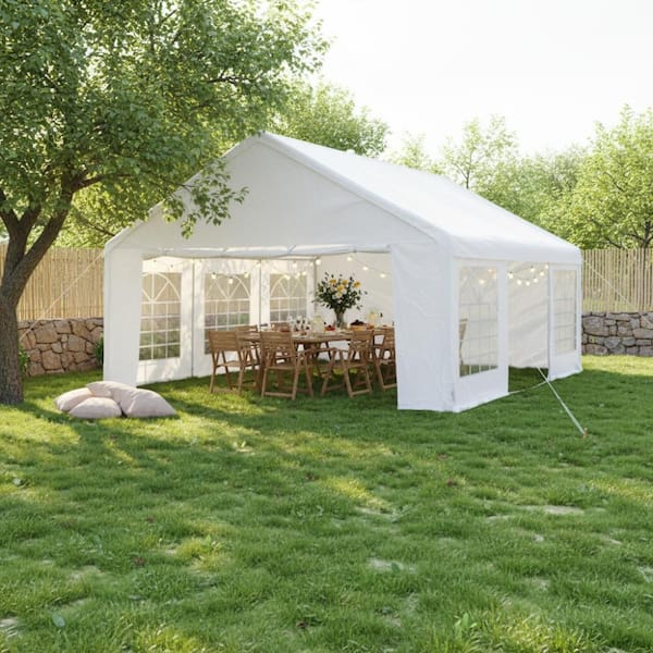 Zeus & Ruta 20 ft. x 20 ft. Heavy Duty Party Tents Wedding Tents
