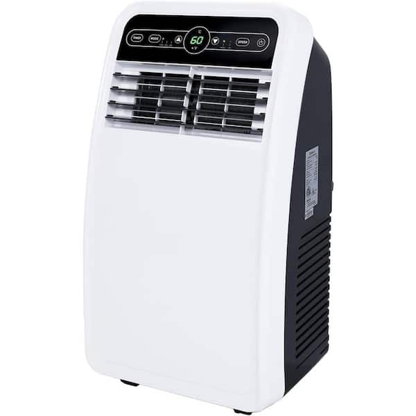 Adrinfly 8,000 BTU Portable Air Conditioner with Dehumidifier and Fan Modes, Remote Control for Rooms up to 200 sq. ft.  in White