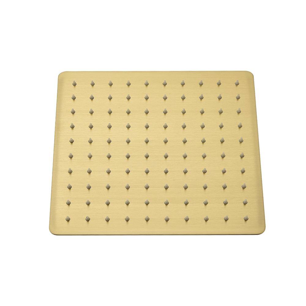 1-Spray Patterns 2.5 GPM 16 in. Single Rainfall Ceiling Mount Fixed Shower Head in Gold price history on PriceWatchPro