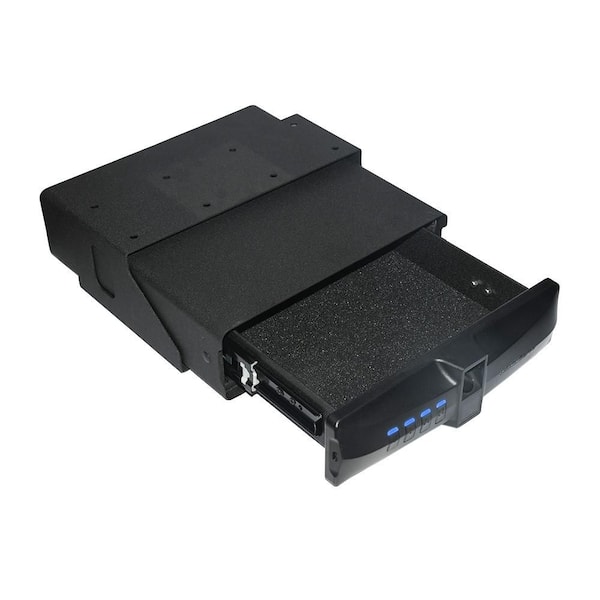 Biometric Drawer Safe with Advanced Finger Vein Recognition Access in Matte Black