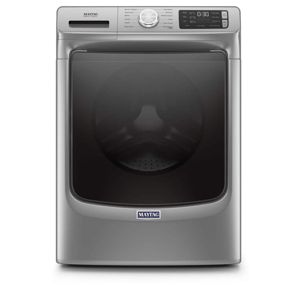 Maytag 4.8 cu. ft. Metallic Slate Stackable Front Load Washing Machine with Steam and 16-Hour Fresh Hold Option, ENERGY STAR
