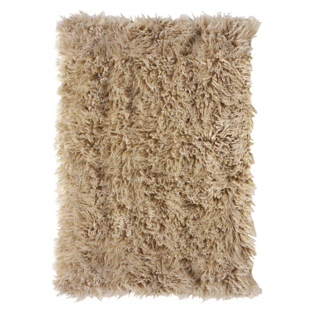 Home Decorators Collection Premium Flokati Beige 3 ft. x 5 ft. Area Rug 7446420840 The Home Depot