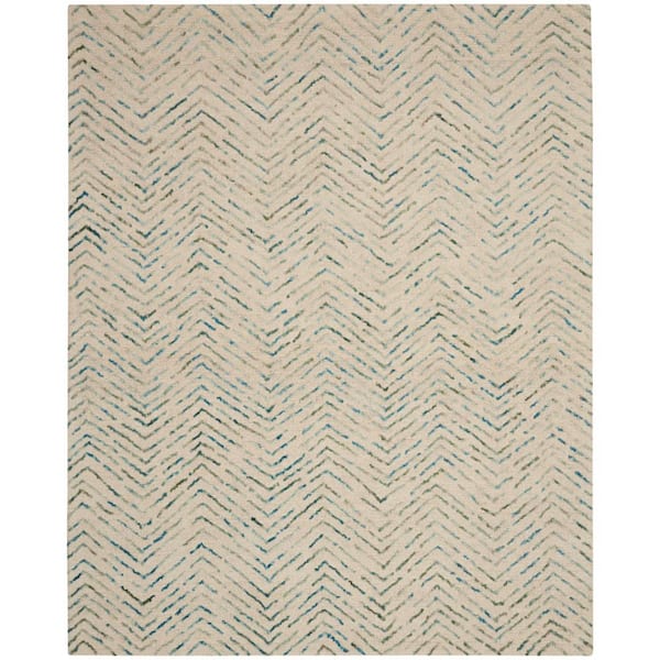 Nourison Vail Iv/Green 8 ft. x 12 ft. Contemporary Area Rug