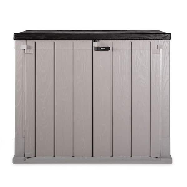 Stora Way Plus XL 44 cu. ft. Taupe Grey/Anthracite All Weather Storage Shed