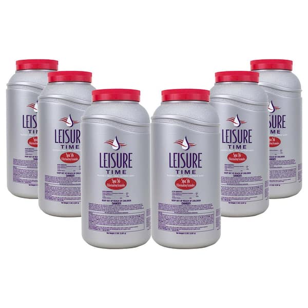 LEISURE TIME 5 lbs. Spa Chlorinating Granules  (6-Pack)