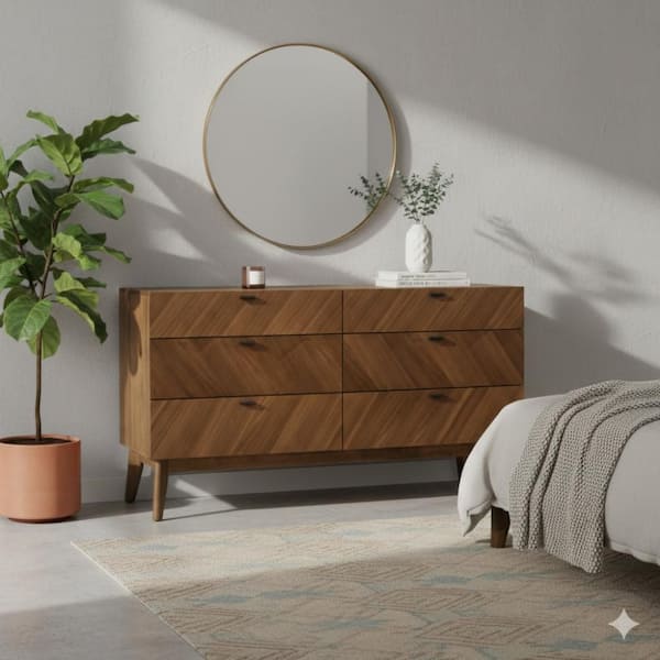 chinese dress ladies Amazon.com: Farmhouse 6 Drawer Dresser for Bedroom, 55 Inch Wide Modern  White Dresser TV Stand with Large Drawers & Bar Handles, Rustic Wood Chest  of Drawers for Bedroom, Living Room, Hallway, Entryway. : main image 0
