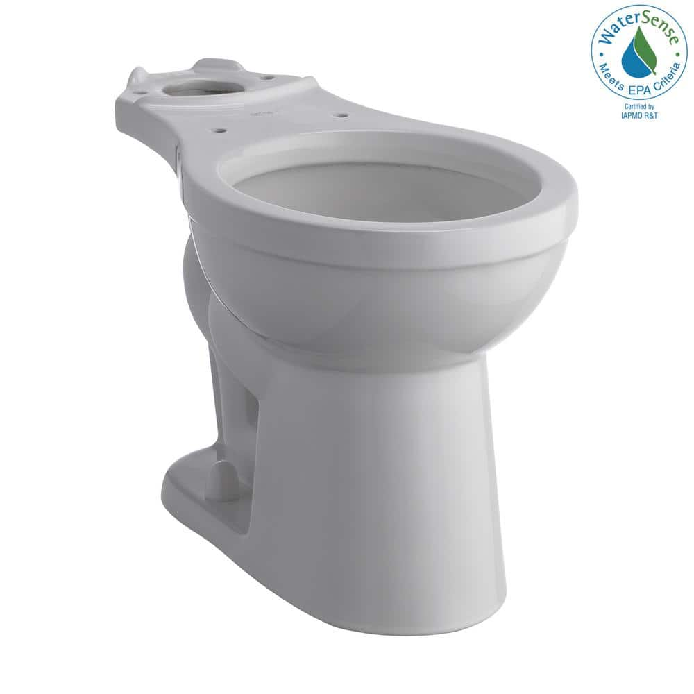 Delta Foundations Round Front Toilet Bowl Only in White