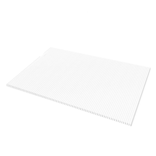 Sunlite 24 in. x 4 ft. Multiwall Polycarbonate Panel in White Opal