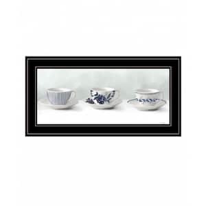 Cups & Saucers by Unknown 1 Piece Framed Graphic Print Typography Art Print 12 in. x 21 in. .