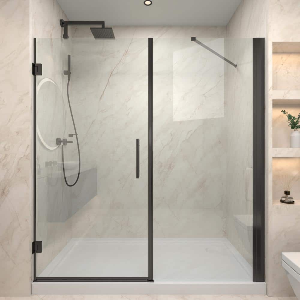 希少　Das individuelle Allgemeine Duel 56-58 ½ x 70 ½-74 in. 8mm Bypass Shower Door for Alcove
