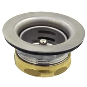 Tacoma 2-13/16 in. Bar Prep Basket Strainer Drain in Brushed