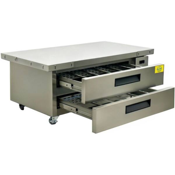 60 in. 12.7 cu. ft. Commercial NSF 2-Drawer Refrigerated Chef Base ECB52 Stainless Steel