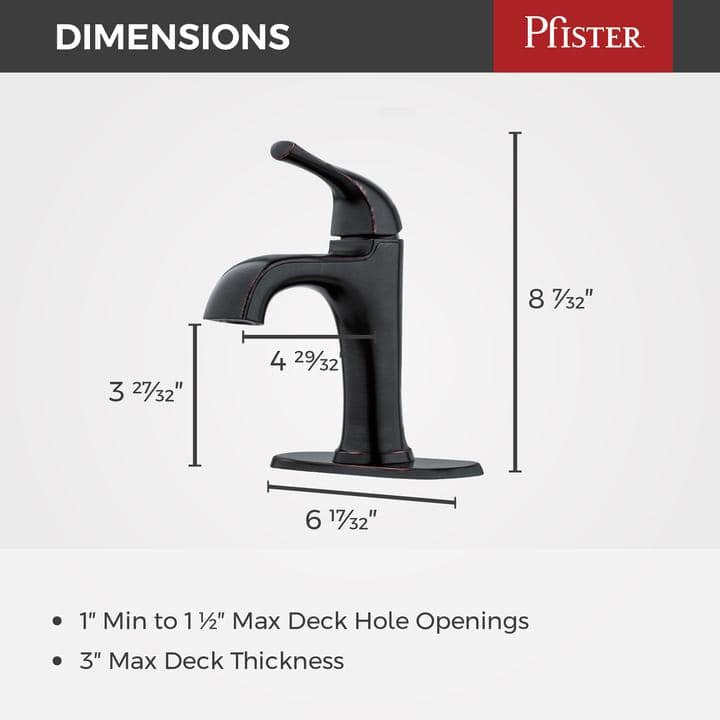Tuscan Bronze Single-Handle High Arc Bathroom Faucet