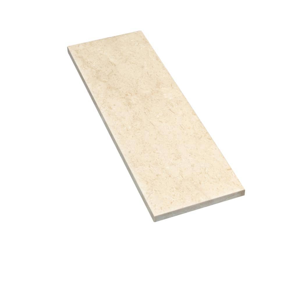 Beige 4x12 Honed Marble Subway Tile for Walls and Floors