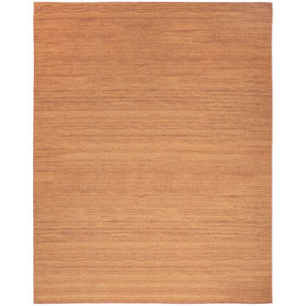 Nourison Washable Essentials Copper 8 ft. x 10 ft. All-over design Contemporary Area Rug