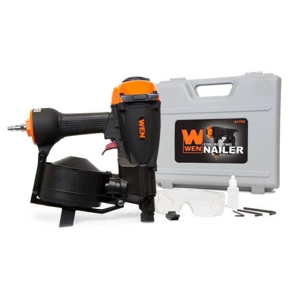 WEN 3/4 in. to 1-3/4 in. Pneumatic Coil Roofing Nailer