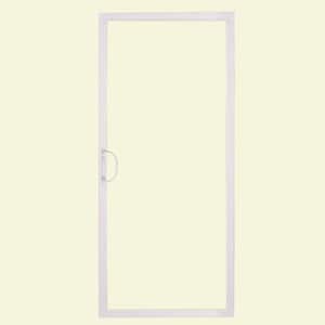 72 in. x 80 in. 50 Series White Vinyl Sliding Patio Door Moving Panel, Universal Handing