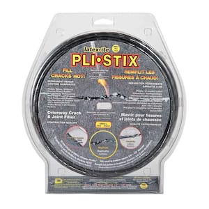 Pli-Stix 60 ft. Small Black Permanent Blacktop Joint and Crack Filler