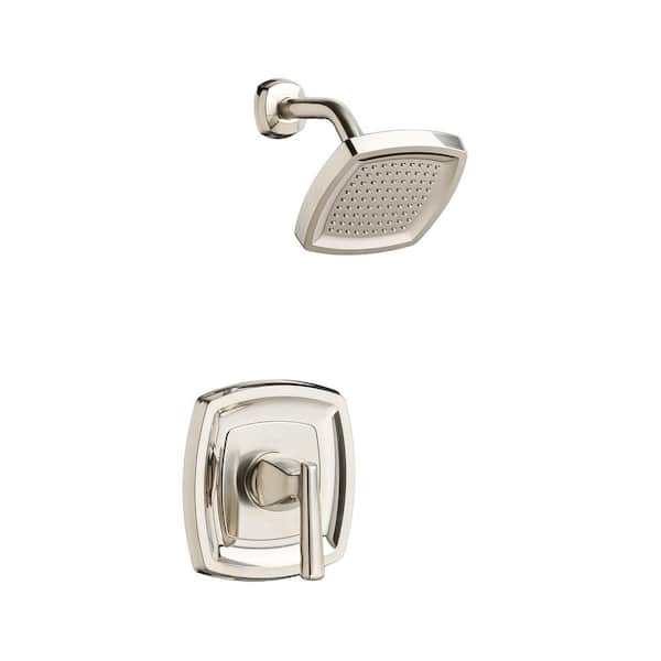 American Standard Edgemere 1-Handle Shower Faucet Trim Kit for Flash Rough-in Valves in Brushed Nickel (Valve Not Included)