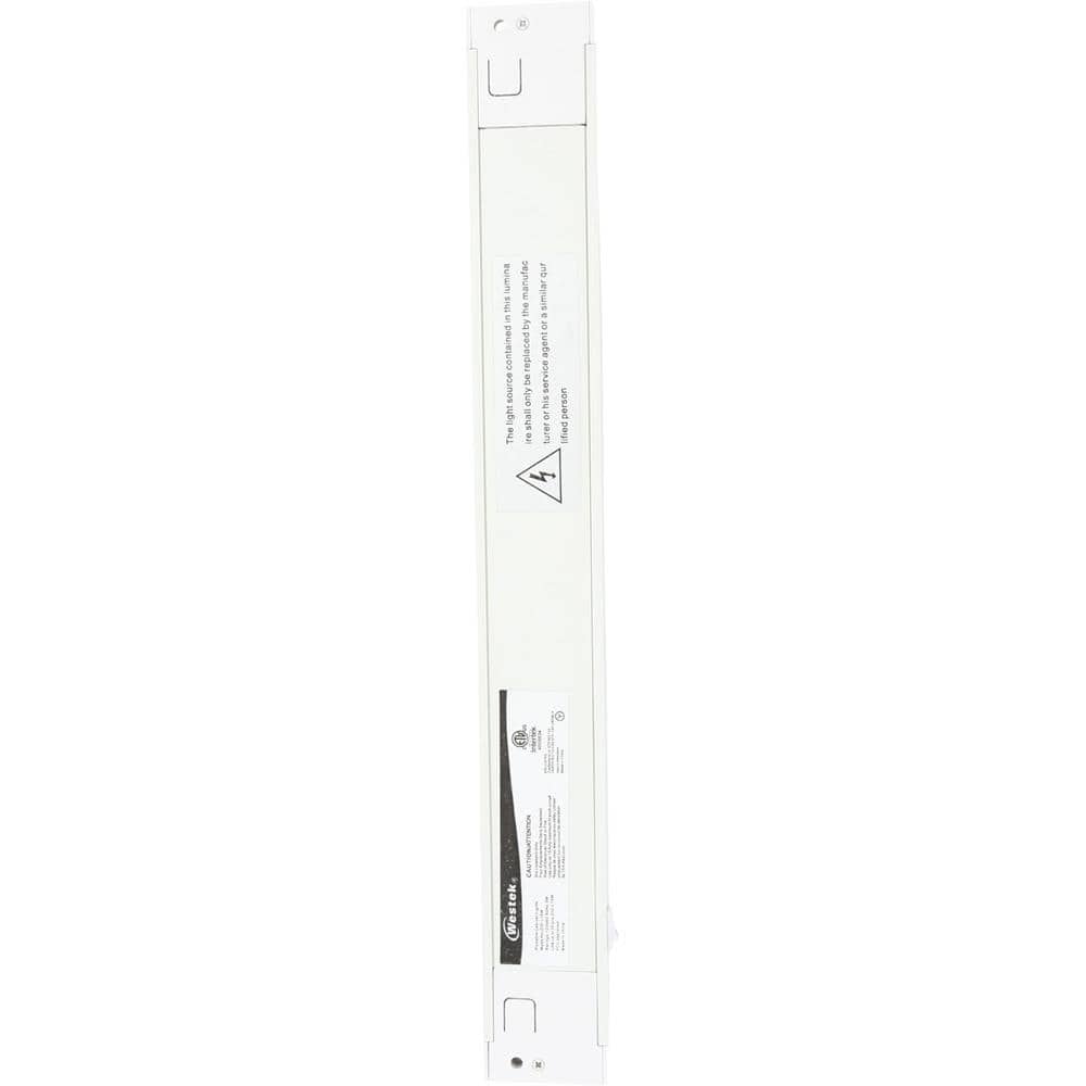 Amertac 15 in. White LED Plug-In Under Cabinet Strip Light