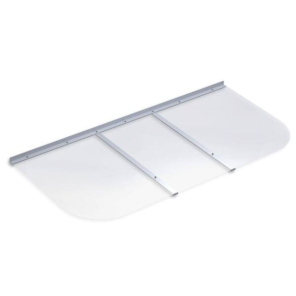 53 in. x 25 in. Rectangular Clear Polycarbonate Window Well Cover