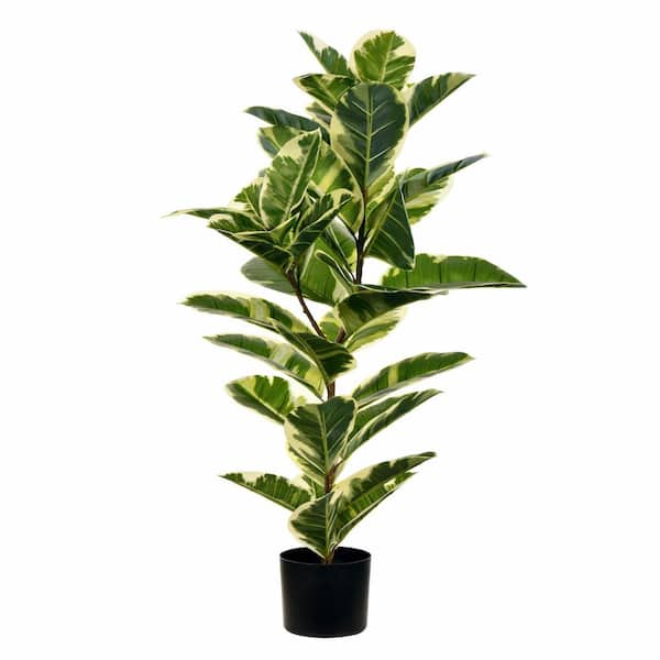 Vickerman 38 in. Green Artificial Oak Other Everyday Tree in Pot