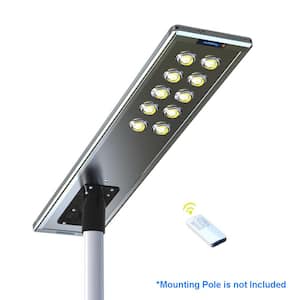 100-Watt 16000-Lumen Integrated LED Gray Motion Activated Outdoor Commercial Residential Parking Path Walkway Area Light