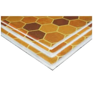 Honeybee Multi-Colored 18 in. x 30 in. Indoor/Outdoor Doormat