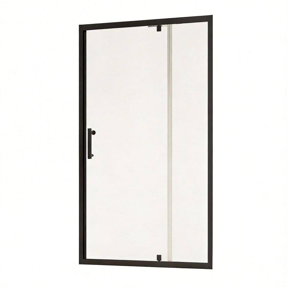 41 in.-43 in. W x 72 in. H Pivot Shower Door in Matte Black with Clear Tempered Glass with Nano Easy-Clean Coating price history on PriceWatchPro