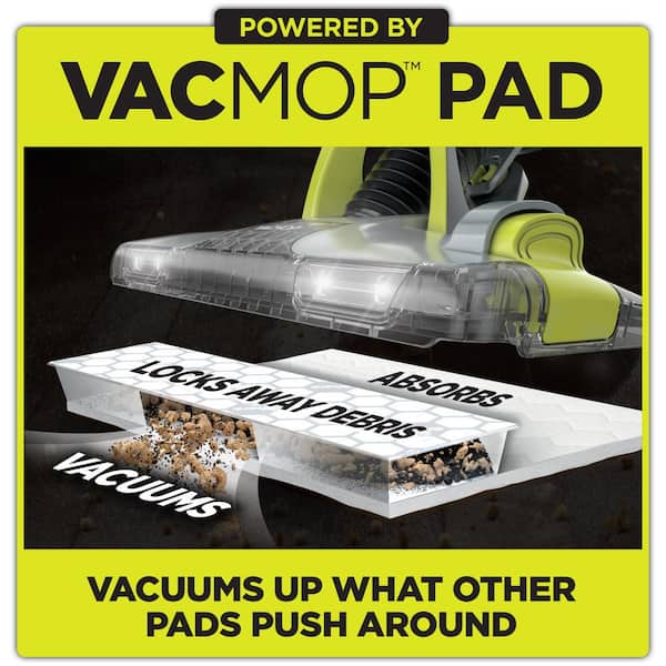 Shark VacMop Disposable Hard Floor Vacuum & Mop Pad Refills, 10 pk