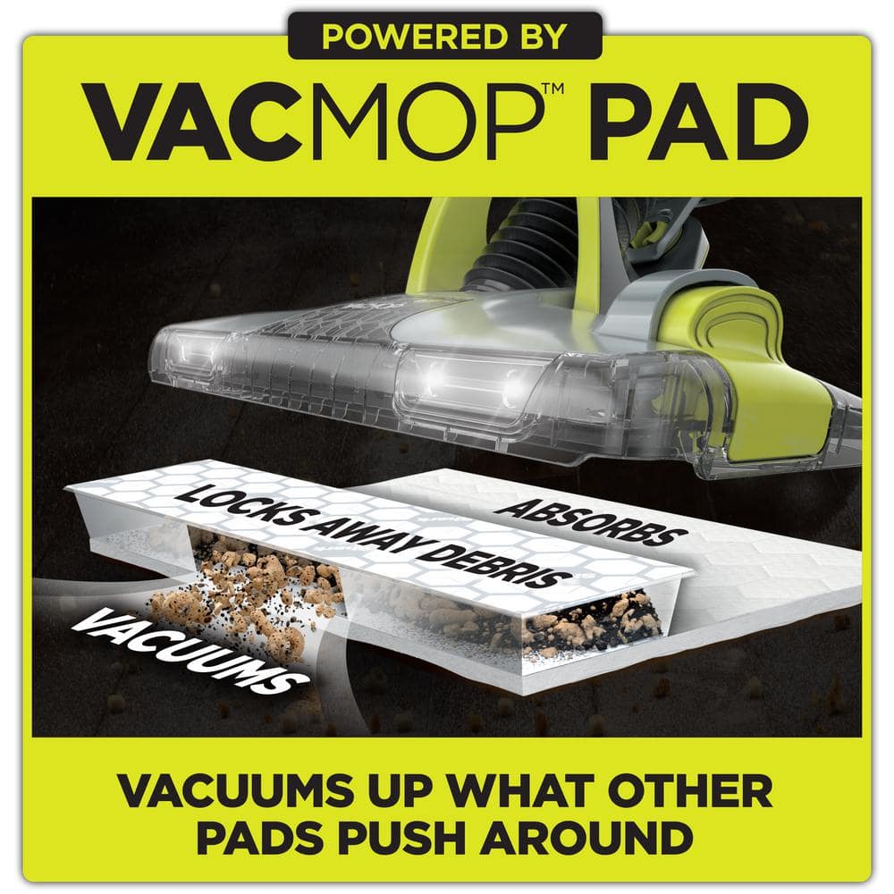 Shark VACMOP Disposable Hard Floor Vacuum and Mop Pads 10-Pack