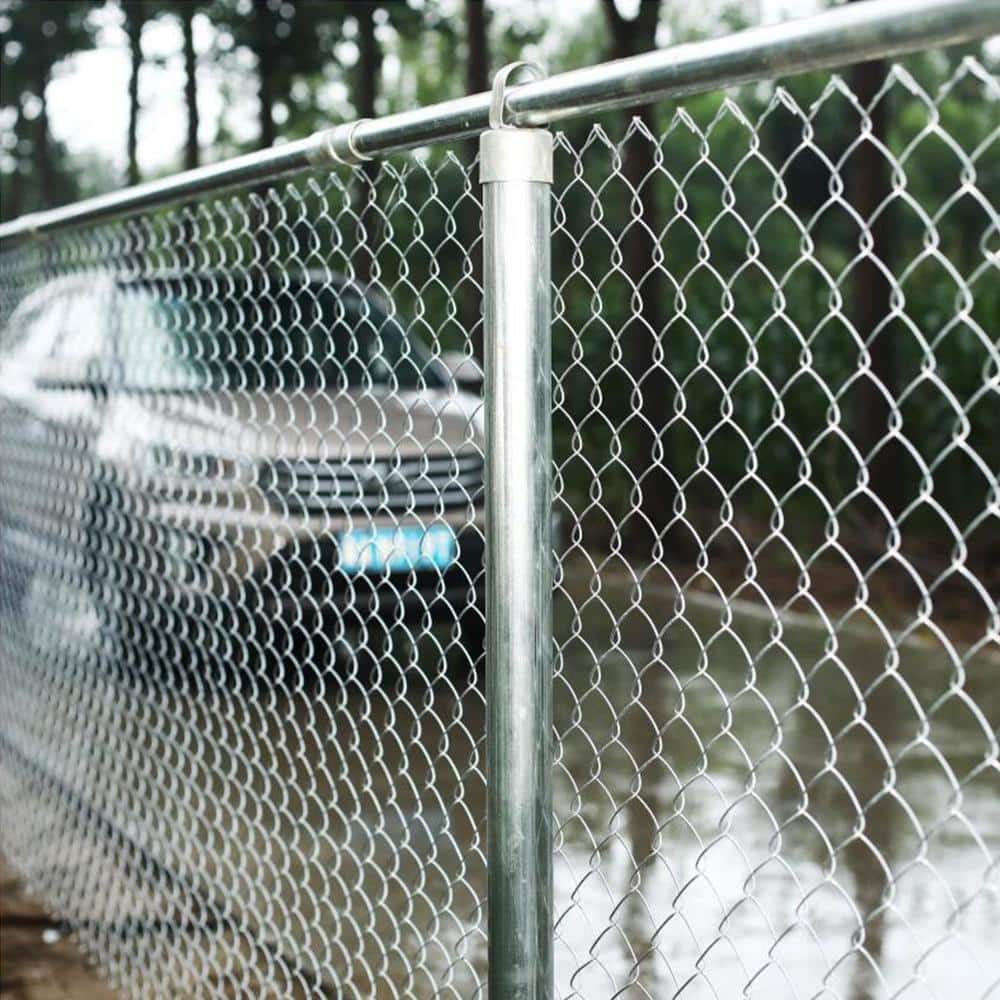 Galvanized Steel 4 x 50 Feet Garden Chain Link Fence Fabric