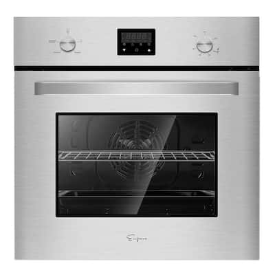 24 in. Single Gas Wall Oven with Convection in Stainless Steel - Soft Controls