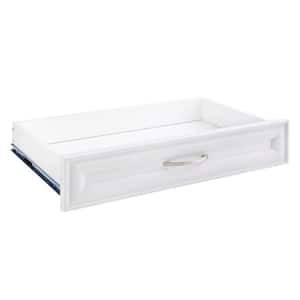5 in. H x 23.5 in. W White Wood Drawer