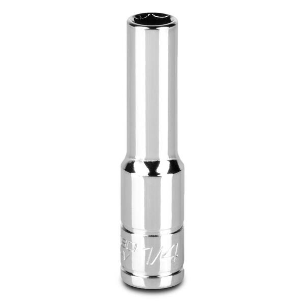 1/4 in. Drive 1/4 in. 6-Point SAE Deep Socket