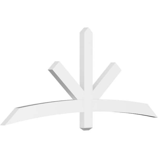 Ekena Millwork Alberta 72 in. W x 30 in. H x 2 in. D Signature Polyurethane Bracket