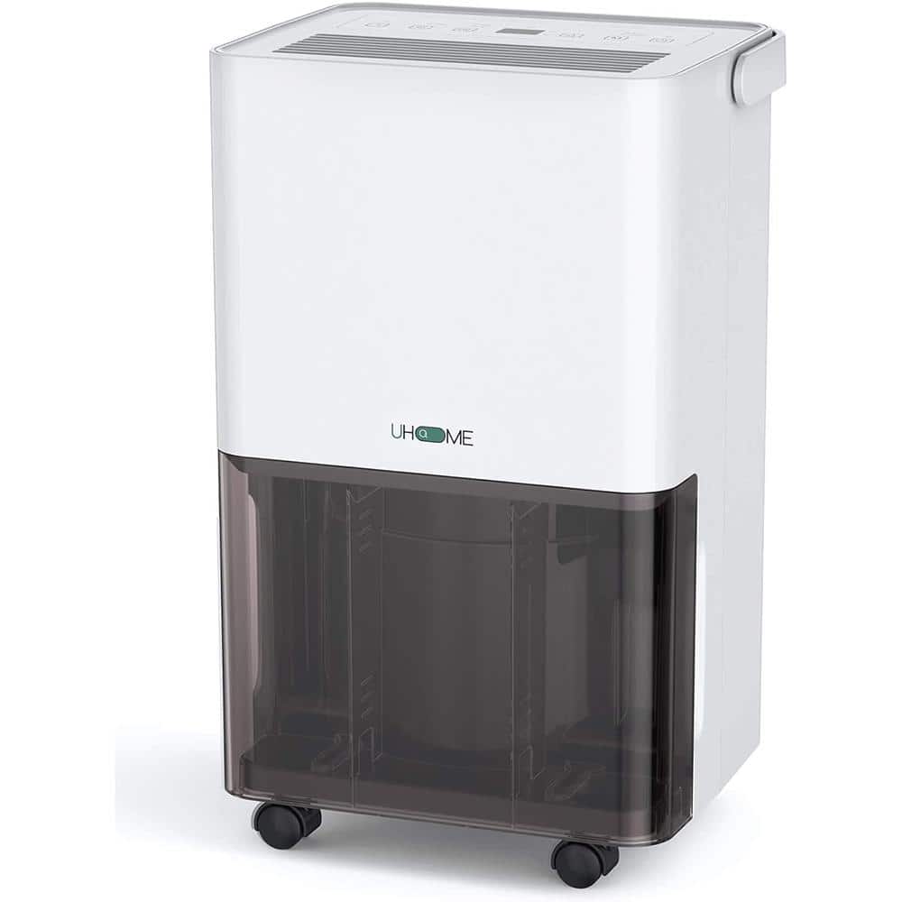 Edendirect 30 pt. 1,500 sq.ft. Dehumidifier in White with Bucket 