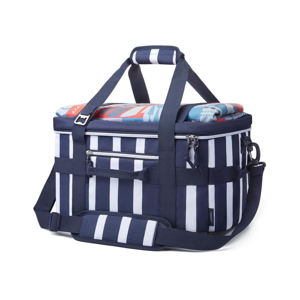 33 qt. Soft Sided Cooler Bag, Large Collapsible and Leakproof Ice Chest for Picnic, Beach, Camping, Travel, Blue price history on PriceWatchPro